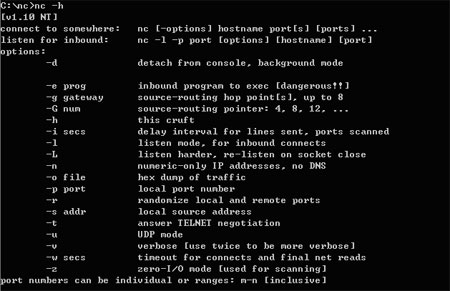 Netcat在Windows和Linux下的操作方法