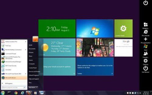 发布之前揭秘 Windows8特色功能猜想