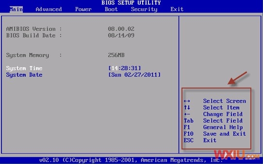 ��ô�����������BIOS���ý���