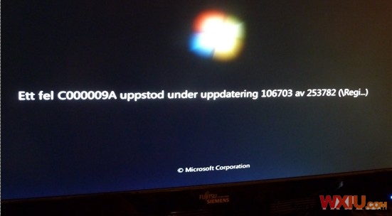 安装win 7SP1出现系统蓝屏死机