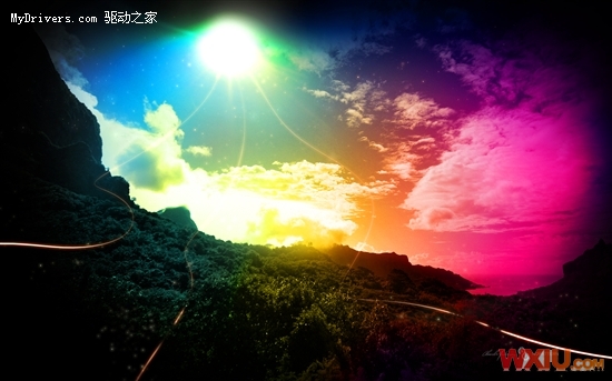 来自Windows 7 LOGO设计师的超现实主题包