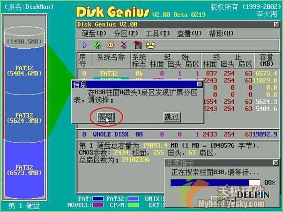 GHOST恢复系统出错及格式化后的数据恢复 - 网络小子 - 网络小子 的博客
