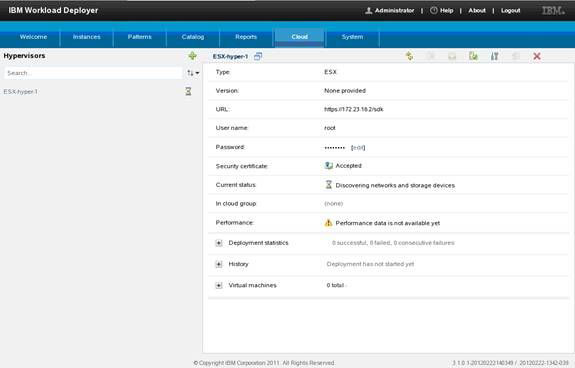 Describe hypervisor 窗口